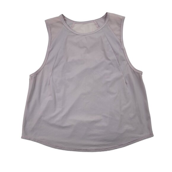 Lululemon Sculpt Cropped Tank Top Mesh Back Lightweight Workout Tank - Picture 2 of 8